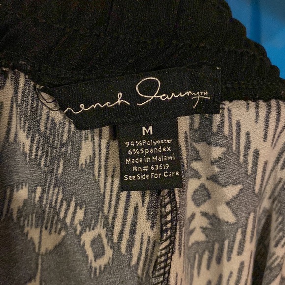 French Laundry tribal print capri joggers - Picture 7 of 8